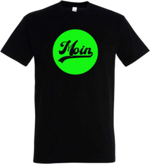 MOIN T-Shirt "Green Circle", schwarz