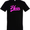 2025-Moin2-pink-ts-bk T-Shirt in schwarz mit pinkem Aufdruck "MOIN"