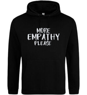 ROCKZWERG® "More Empathy Please" Hoodie, schwarz
