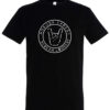 T-Shirt in schwarz mit weißem Aufdruck, "Nobody cares, scream louder"
