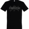 T-Shirt in schwarz mit schwarzweißem Aufdruck "PAULIZEI Skull"