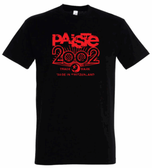 PAISTE "2002 Distress" T-Shirt, schwarz