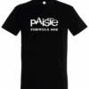 T-Shirt in schwarz mit weißem Aufdruck, "PAISTE Formula 602