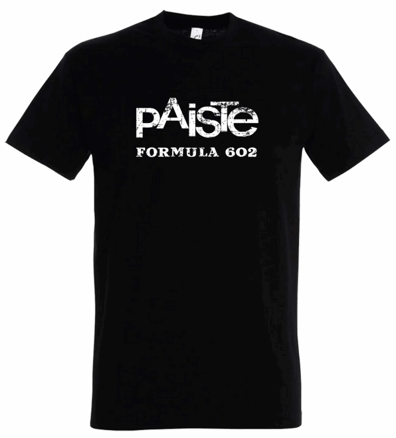 PAISTE "Formula 602" T-Shirt, schwarz