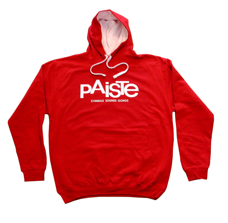 PAISTE Hoodie, rot / weiss