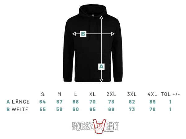 HASE-MÖWE Hoodie, schwarz – Bild 2