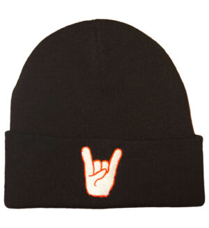 ROCKZWERG® Beanie "Metalhand", schwarz