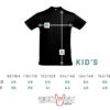 Größentabelle für Kinder-T-Shirt
