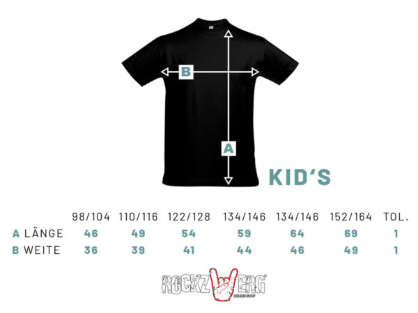 PAULIZEI T-Shirt für Kinder, schwarz – Bild 2