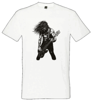 ROCKZWERG® "HEADBANGER VIER" T-Shirt, weiss